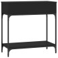 vidaXL Konsolentisch Schwarz 75x34,5x75 cm Holzwerkstoff vidaXL Konsolentisch Schwarz 75x34,5x75 cm Holzwerkstoff