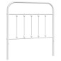 vidaXL Kopfteil Metall Weiß 90 cm vidaXL Kopfteil Metall Weiß 90 cm
