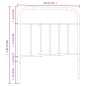 vidaXL Kopfteil Metall Weiß 90 cm vidaXL Kopfteil Metall Weiß 90 cm