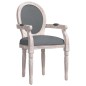 vidaXL Esszimmerstuhl Dunkelgrau 54x56x96,5 cm Stoff vidaXL Esszimmerstuhl Dunkelgrau 54x56x96,5 cm Stoff