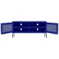 vidaXL TV-Schrank Marineblau 105x35x50 cm Stahl vidaXL TV-Schrank Marineblau 105x35x50 cm Stahl