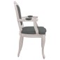 vidaXL Esszimmerstuhl Dunkelgrau 62x59,5x100,5 cm Stoff vidaXL Esszimmerstuhl Dunkelgrau 62x59,5x100,5 cm Stoff