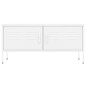 vidaXL TV-Schrank Weiß 105x35x50 cm Stahl vidaXL TV-Schrank Weiß 105x35x50 cm Stahl