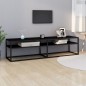 vidaXL TV-Schrank Schwarz 160x40x40,5 cm Hartglas vidaXL TV-Schrank Schwarz 160x40x40,5 cm Hartglas