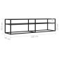 vidaXL TV-Schrank Schwarz 160x40x40,5 cm Hartglas vidaXL TV-Schrank Schwarz 160x40x40,5 cm Hartglas