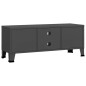vidaXL TV-Schrank Industrie-Stil Anthrazit 105x35x42 cm Metall vidaXL TV-Schrank Industrie-Stil Anthrazit 105x35x42 cm Metall