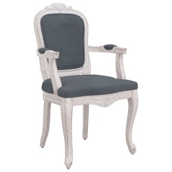 vidaXL Esszimmerstuhl Dunkelgrau 62x59,5x100,5 cm Samt