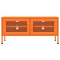 vidaXL TV-Schrank Orange 105x35x50 cm Stahl vidaXL TV-Schrank Orange 105x35x50 cm Stahl
