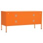 vidaXL TV-Schrank Orange 105x35x50 cm Stahl vidaXL TV-Schrank Orange 105x35x50 cm Stahl