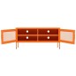 vidaXL TV-Schrank Orange 105x35x50 cm Stahl vidaXL TV-Schrank Orange 105x35x50 cm Stahl