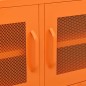 vidaXL TV-Schrank Orange 105x35x50 cm Stahl vidaXL TV-Schrank Orange 105x35x50 cm Stahl