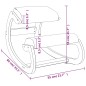 vidaXL Kniestuhl Braun 55x84x55 cm Birkensperrholz vidaXL Kniestuhl Braun 55x84x55 cm Birkensperrholz