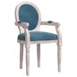 vidaXL Esszimmerstuhl Blau 54x56x96,5 cm Samt vidaXL Esszimmerstuhl Blau 54x56x96,5 cm Samt