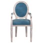 vidaXL Esszimmerstuhl Blau 54x56x96,5 cm Samt vidaXL Esszimmerstuhl Blau 54x56x96,5 cm Samt