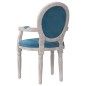 vidaXL Esszimmerstuhl Blau 54x56x96,5 cm Samt vidaXL Esszimmerstuhl Blau 54x56x96,5 cm Samt