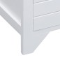 vidaXL TV-Schrank Weiß 108x30x40 cm Massivholz Paulownia vidaXL TV-Schrank Weiß 108x30x40 cm Massivholz Paulownia
