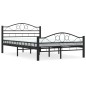 vidaXL Bettgestell Schwarz Stahl 140×200 cm vidaXL Bettgestell Schwarz Stahl 140×200 cm
