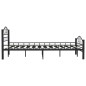 vidaXL Bettgestell Schwarz Stahl 140×200 cm vidaXL Bettgestell Schwarz Stahl 140×200 cm