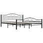 vidaXL Bettgestell Schwarz Stahl 160×200 cm vidaXL Bettgestell Schwarz Stahl 160×200 cm