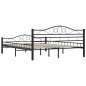 vidaXL Bettgestell Schwarz Stahl 160×200 cm vidaXL Bettgestell Schwarz Stahl 160×200 cm