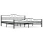 vidaXL Bettgestell Schwarz Stahl 180×200 cm vidaXL Bettgestell Schwarz Stahl 180×200 cm