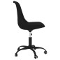 Esszimmerstühle 2 Stk. Drehbar Schwarz Stoff Esszimmerstühle 2 Stk. Drehbar Schwarz Stoff