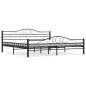 vidaXL Bettgestell Schwarz Stahl 200x200 cm vidaXL Bettgestell Schwarz Stahl 200x200 cm