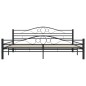 vidaXL Bettgestell Schwarz Stahl 200x200 cm vidaXL Bettgestell Schwarz Stahl 200x200 cm
