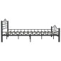 vidaXL Bettgestell Schwarz Stahl 200x200 cm vidaXL Bettgestell Schwarz Stahl 200x200 cm