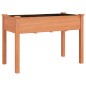 vidaXL Pflanzkübel mit Einsatz Braun 118x59x76 cm Massivholz Tanne vidaXL Pflanzkübel mit Einsatz Braun 118x59x76 cm Massivholz Tanne