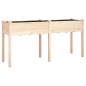 vidaXL Pflanzkübel mit Einsatz 161x45x76 cm Massivholz Tanne vidaXL Pflanzkübel mit Einsatz 161x45x76 cm Massivholz Tanne
