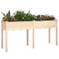 vidaXL Pflanzkübel mit Einsatz 161x45x76 cm Massivholz Tanne vidaXL Pflanzkübel mit Einsatz 161x45x76 cm Massivholz Tanne