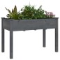 vidaXL Pflanzkübel mit Einsatz Grau 118x59x76 cm Massivholz Tanne vidaXL Pflanzkübel mit Einsatz Grau 118x59x76 cm Massivholz Tanne