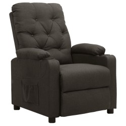 Relaxsessel Taupe Stoff
