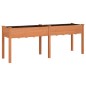 vidaXL Pflanzkübel mit Einsatz Braun 203x53x76 cm Massivholz Tanne vidaXL Pflanzkübel mit Einsatz Braun 203x53x76 cm Massivholz Tanne