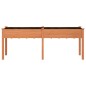 vidaXL Pflanzkübel mit Einsatz Braun 203x53x76 cm Massivholz Tanne vidaXL Pflanzkübel mit Einsatz Braun 203x53x76 cm Massivholz Tanne