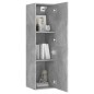 vidaXL 4-tlg. TV-Schrank-Set Betongrau Holzwerkstoff vidaXL 4-tlg. TV-Schrank-Set Betongrau Holzwerkstoff