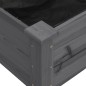 vidaXL Pflanzkübel mit Einsatz Grau 203x53x76 cm Massivholz Tanne vidaXL Pflanzkübel mit Einsatz Grau 203x53x76 cm Massivholz Tanne