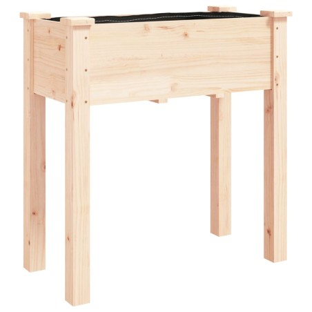 vidaXL Pflanzkübel mit Einsatz 71x37x76 cm Massivholz Tanne