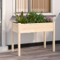 vidaXL Pflanzkübel mit Einsatz 118x59x76 cm Massivholz Tanne vidaXL Pflanzkübel mit Einsatz 118x59x76 cm Massivholz Tanne