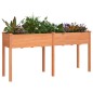 vidaXL Pflanzkübel mit Einsatz Braun 161x45x76 cm Massivholz Tanne vidaXL Pflanzkübel mit Einsatz Braun 161x45x76 cm Massivholz Tanne