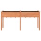 vidaXL Pflanzkübel mit Einsatz Braun 161x45x76 cm Massivholz Tanne vidaXL Pflanzkübel mit Einsatz Braun 161x45x76 cm Massivholz Tanne