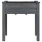 vidaXL Pflanzkübel mit Einsatz Grau 71x37x76 cm Massivholz Tanne vidaXL Pflanzkübel mit Einsatz Grau 71x37x76 cm Massivholz Tanne