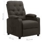Relaxsessel Taupe Stoff Relaxsessel Taupe Stoff