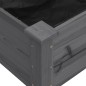 vidaXL Pflanzkübel mit Einsatz Grau 161x45x76 cm Massivholz Tanne vidaXL Pflanzkübel mit Einsatz Grau 161x45x76 cm Massivholz Tanne