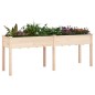 vidaXL Pflanzkübel mit Einsatz 203x53x76 cm Massivholz Tanne vidaXL Pflanzkübel mit Einsatz 203x53x76 cm Massivholz Tanne