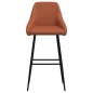 vidaXL Barhocker 2 Stk. Hellbraun Kunstleder vidaXL Barhocker 2 Stk. Hellbraun Kunstleder