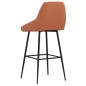 vidaXL Barhocker 2 Stk. Hellbraun Kunstleder vidaXL Barhocker 2 Stk. Hellbraun Kunstleder