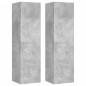 vidaXL 4-tlg. TV-Schrank-Set Betongrau Holzwerkstoff vidaXL 4-tlg. TV-Schrank-Set Betongrau Holzwerkstoff