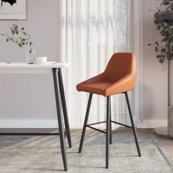 Barhocker Hellbraun Kunstleder